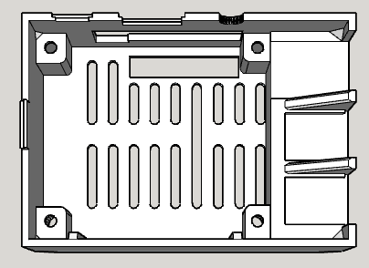 Raspberry Pi Case - HifiBerry Amp+ | 3d print model