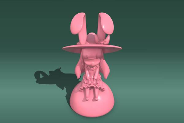 Anime Figure : Irisu | 3d print model