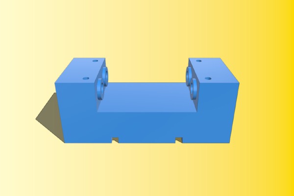 Banc d'essais pour train HO (Roulement 8 mm) | 3d print model