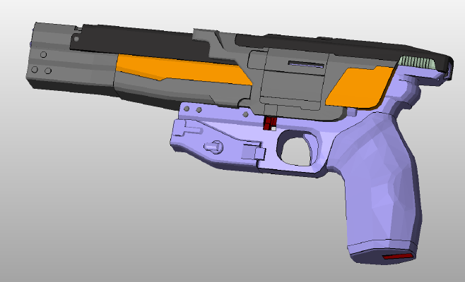"Vestian Dynasty" Destiny Sidearm | 3d print model