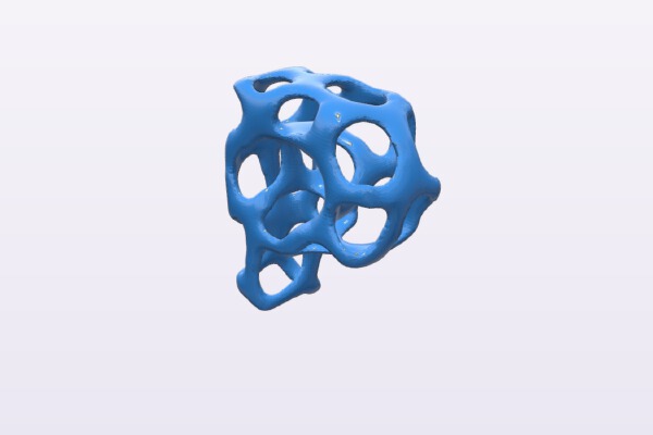 Voronoi Alphabet (Complete from A to Z!!) | 3d print model