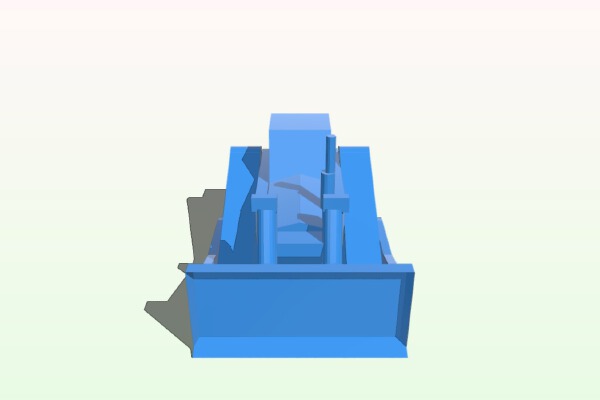 N scale bulldozer | 3d print model