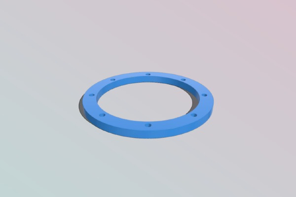 Simple 6.5" Speaker Spacer | 3d print model