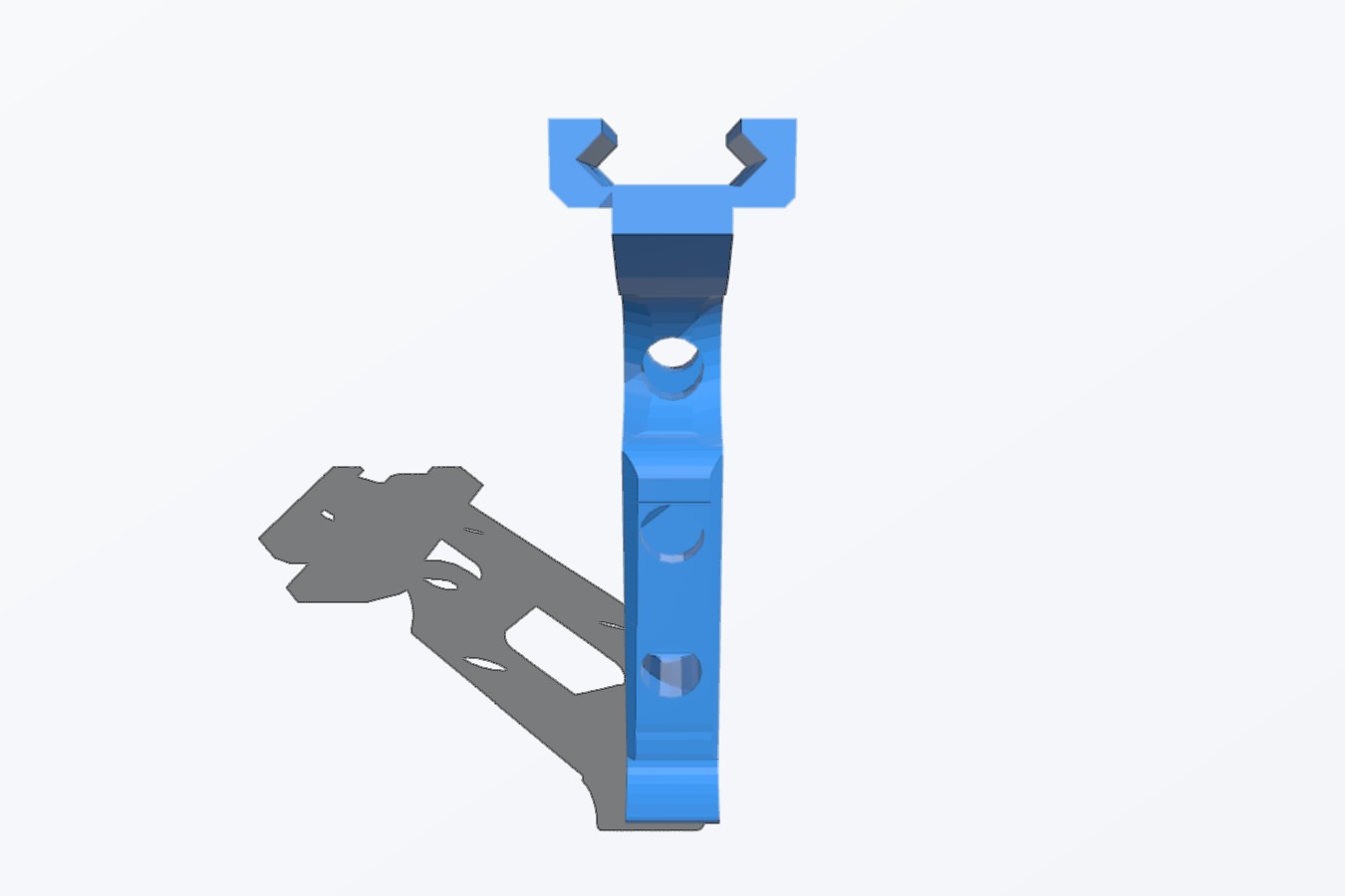 skeletonized foregrip