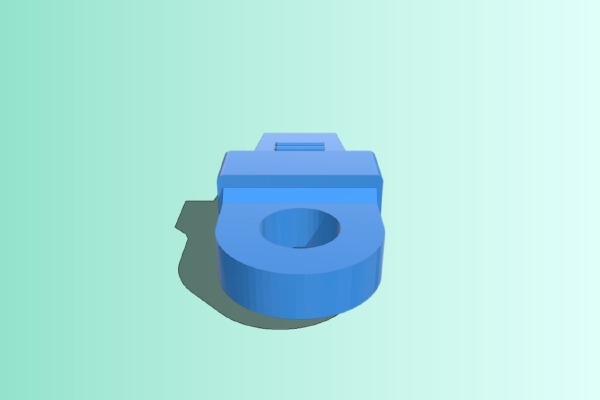 SawStop power switch key | 3d print model
