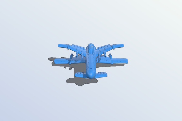 Crimson Skies - Hughes P21-J Devastator | 3d print model