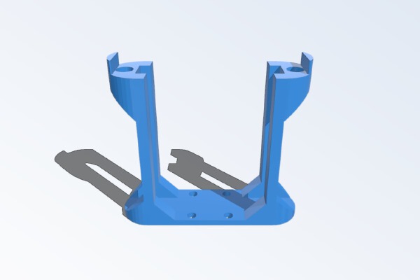 Actobotics ZTE Speed mount | 3d print model