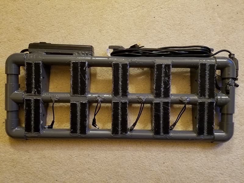 PVC & 3D Printed Pedalboard