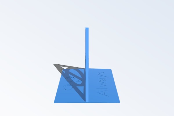 Deathly Hallows Bookend | 3d print model