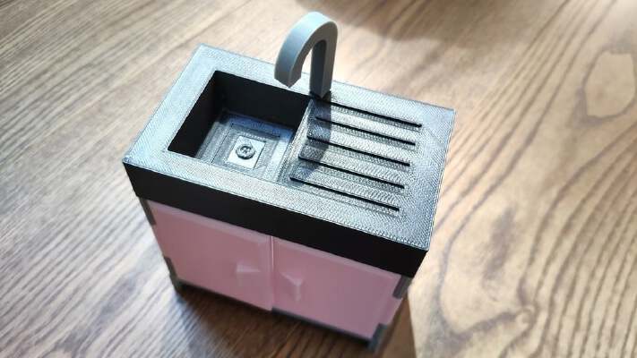 Mini kitchen sink | 3d print model