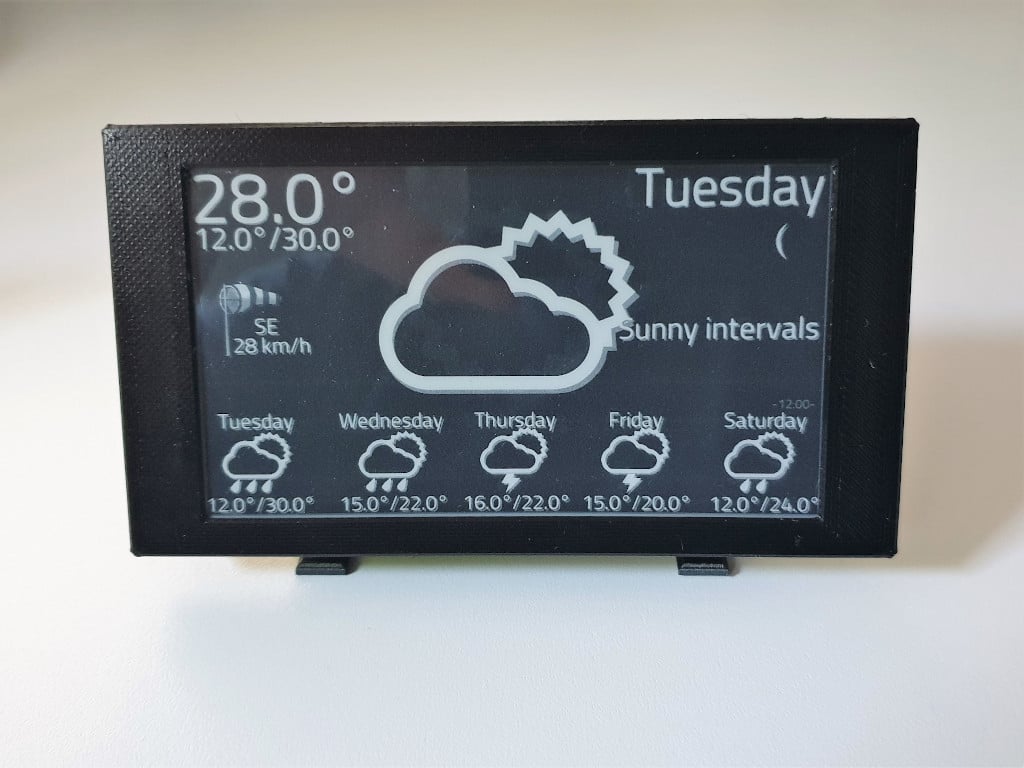 LILYGO T5-4,7 inch eink_epaper display housing - 18650 battery