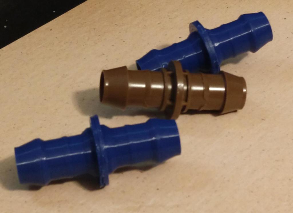 Rainbird connectors for 1_2" ID hose