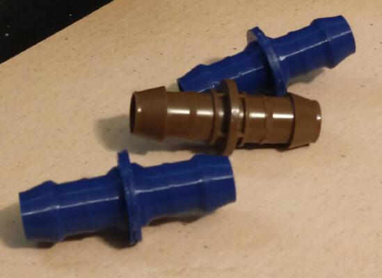 Rainbird connectors for 1_2" ID hose | 3d print model