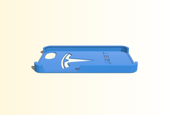 Tesla iPhone 5_5s case Resized | 3d print model