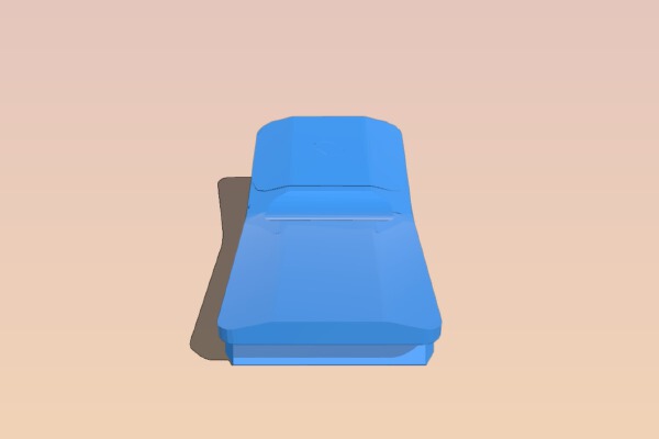 smart roadster roof clip | 3d print model