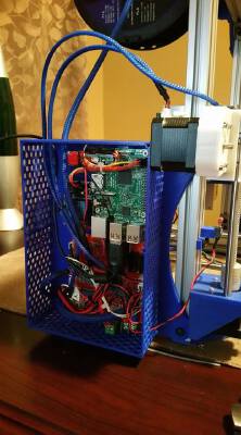 AM8 Mobo_Pi_Relay cage | 3d print model