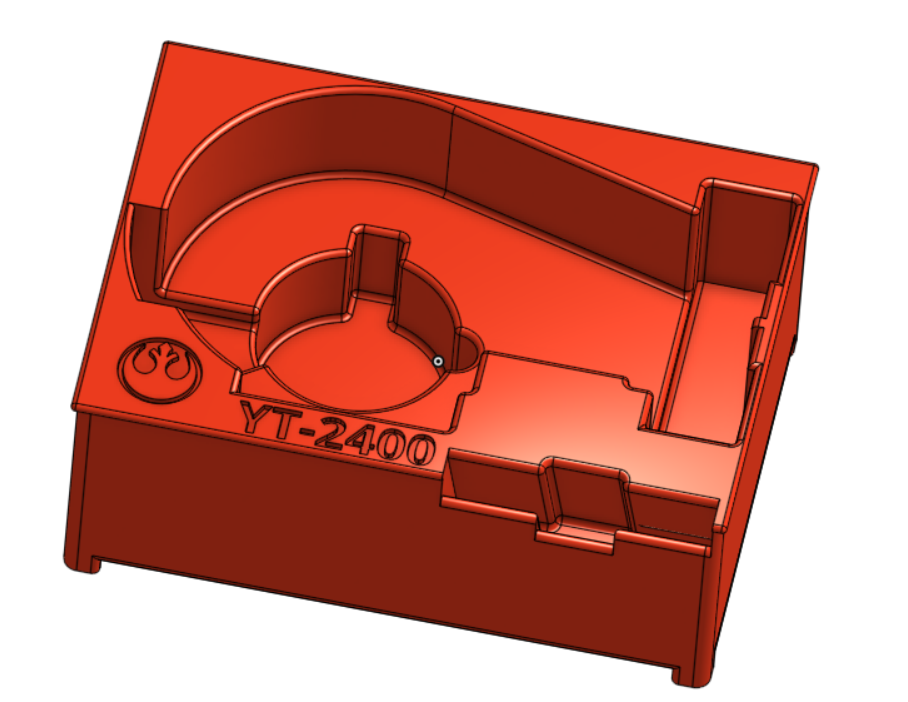 YT-2400 Holder (X-Wing Miniatures) for Stanley Organizer