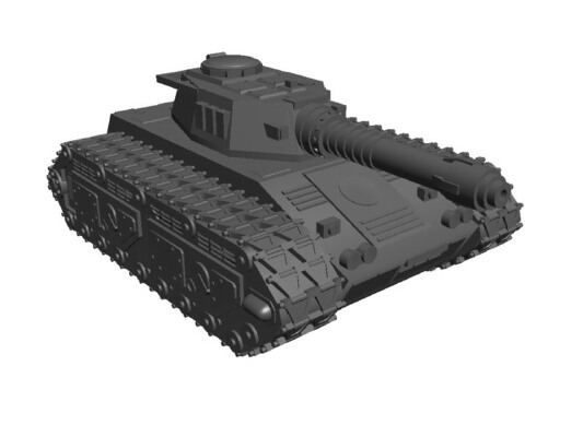 1_100 MST Tiran tank | 3d print model