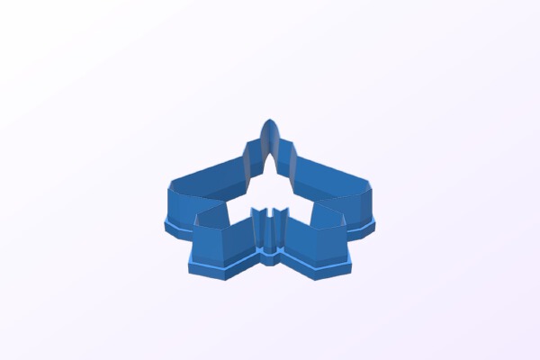 F22 Raptor Cookie Cutter | 3d print model