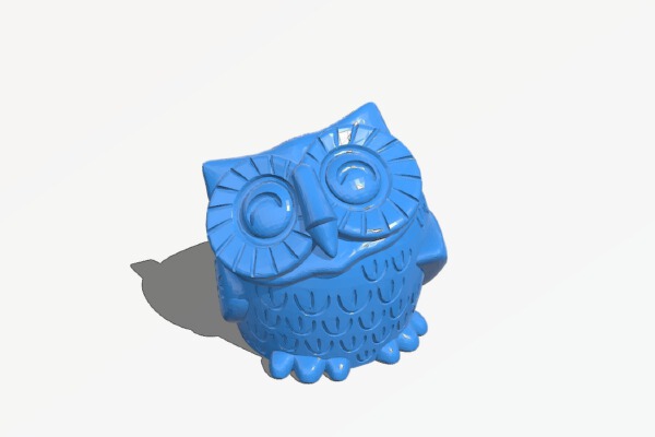 Owl planter pot with drain hole | 3d print model