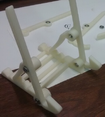 Robust Adjustable Tilt Tablet Stand Galaxy mod | 3d print model