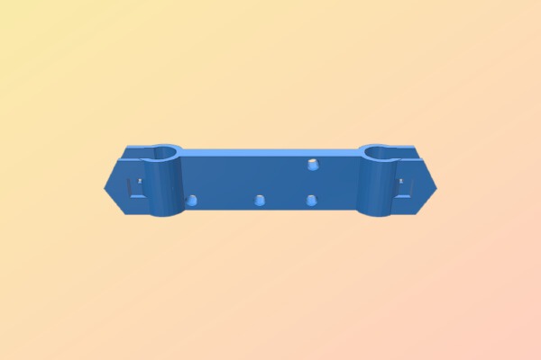 Rostock Universal Endstop Holder | 3d print model