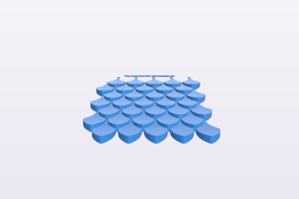 Square pattern | 3d print model