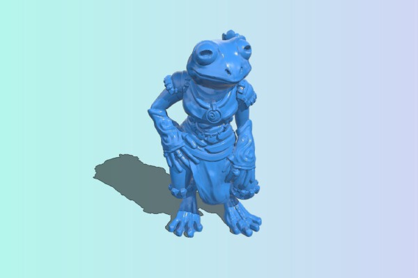 Frogfolk girl | 3d print model