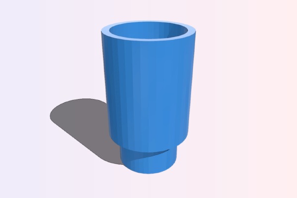 Drip tip 510 large hole | 3d print model