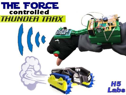 "The Force" controlled RC Thunder Trax | 3d print model