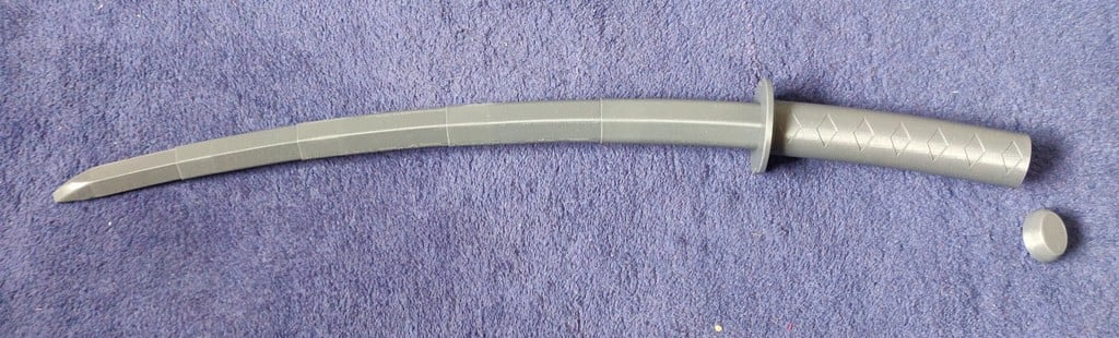 Collapsible Katana | 3d print model