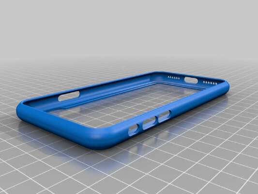 Iphone X case with changeable back side | 3d print model