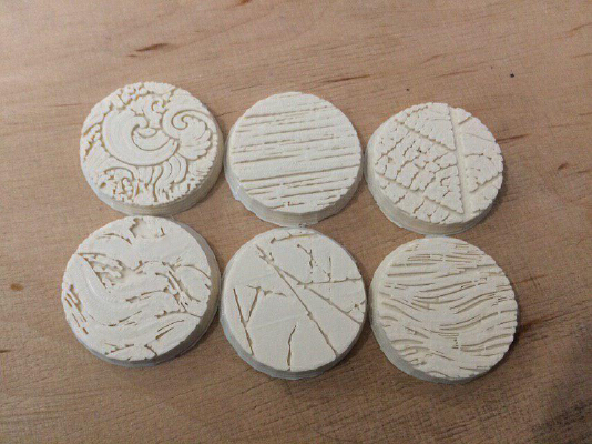 Bases Collection _Textures_Part2 | 3d print model