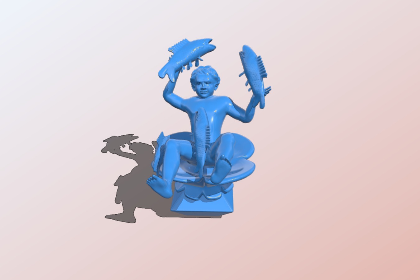 Boy with fish
