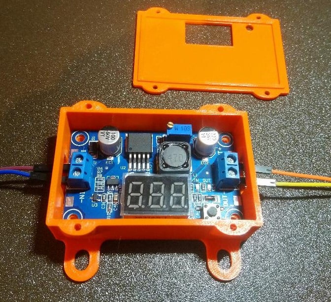 Gehäuse für LM2596S Step-down DC-DC Buck Converter