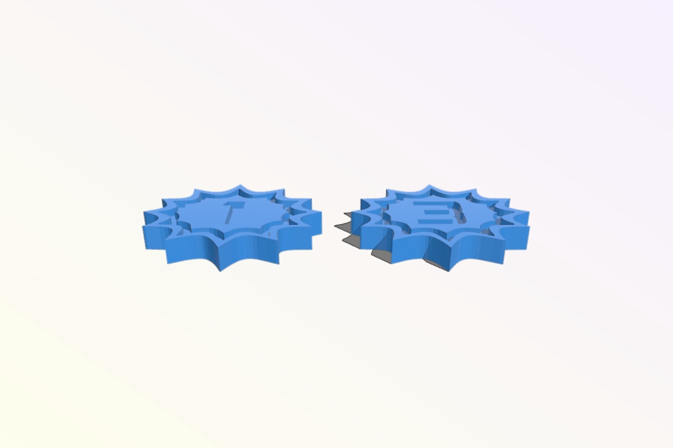Keyforge Tokens (Double Sided)