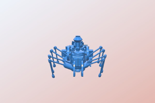 Steampunk Spider | 3d print model