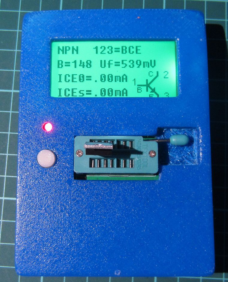 Mega328 Electronic Tester case