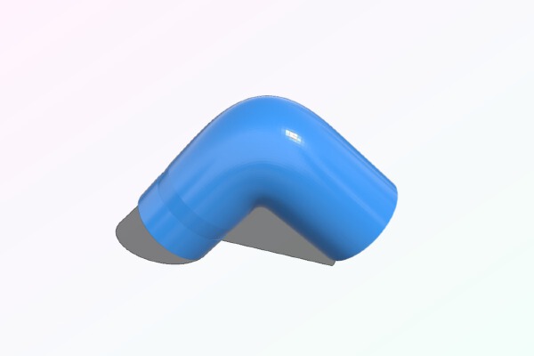 Shop Vac 90 degree elbow | 3d print model