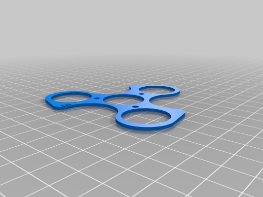 Multi-Colored Tri Spinner | 3d print model