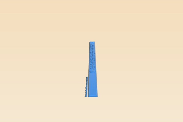 Flower pattern long | 3d print model