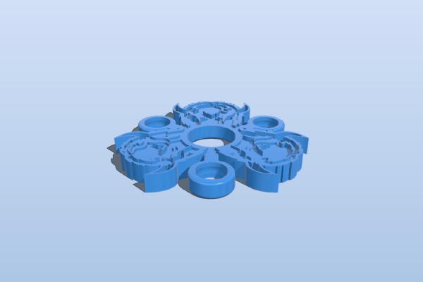 Marshall Bison Fidget Spinner | 3d print model