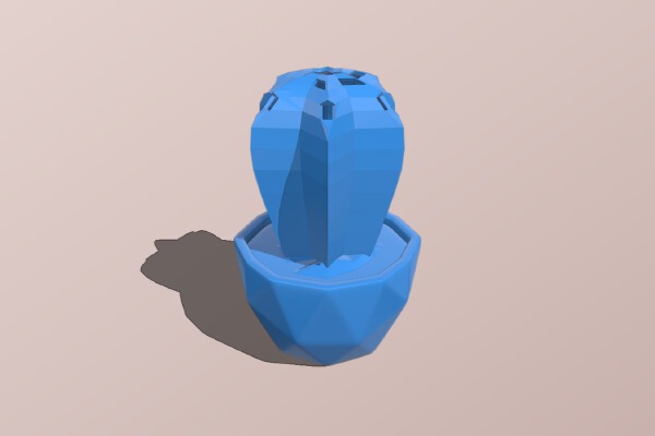 Cactus vase | 3d print model