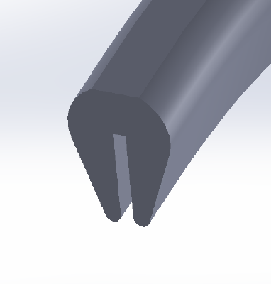 COVID19 MASK v2 rubber strip bordering | 3d print model