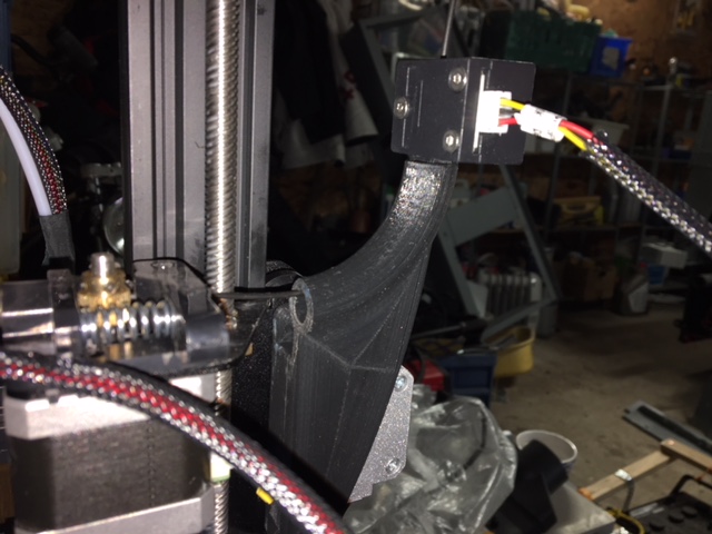 CR10 and CR10s Overhead filament guide & sensor mount
