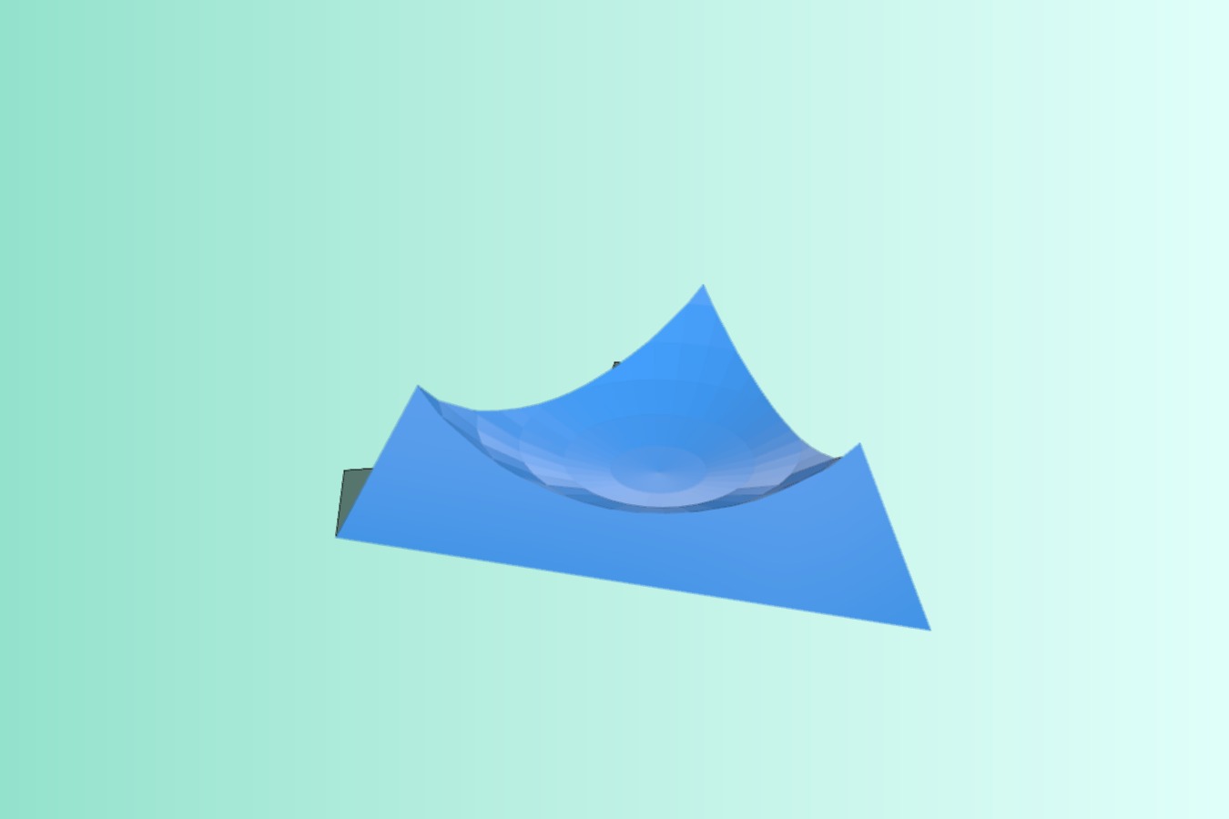Baseball Stand - Three sided pyramid