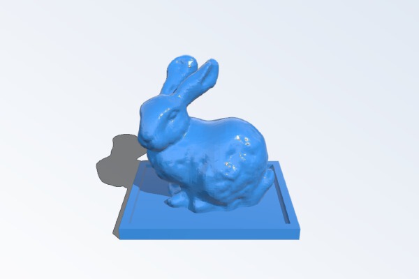 Bunny on a Plate | 3d print model