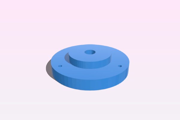 Rostock simple J head mount | 3d print model