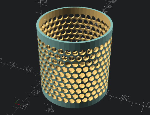 Yet Another Pencil Cup | 3d print model