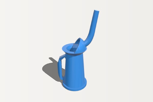 Vintage Railroad Oil Can | 3d print model